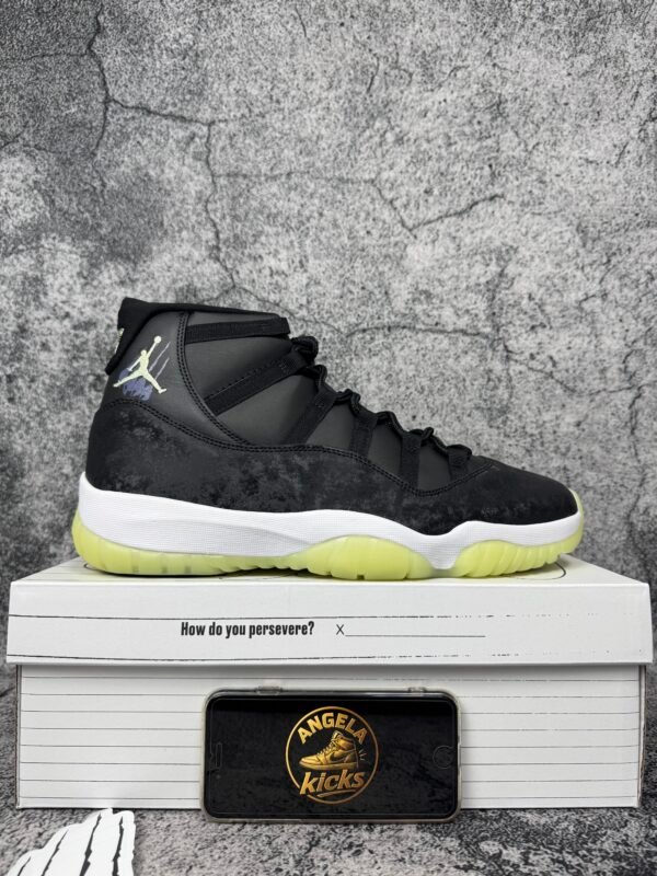 Jordan 11 Retro Black Barely Volt