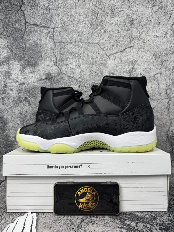 Jordan 11 Retro Black Barely Volt