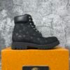 Louis Vuitton Timberland 6" Ankle Boot Black Monogram