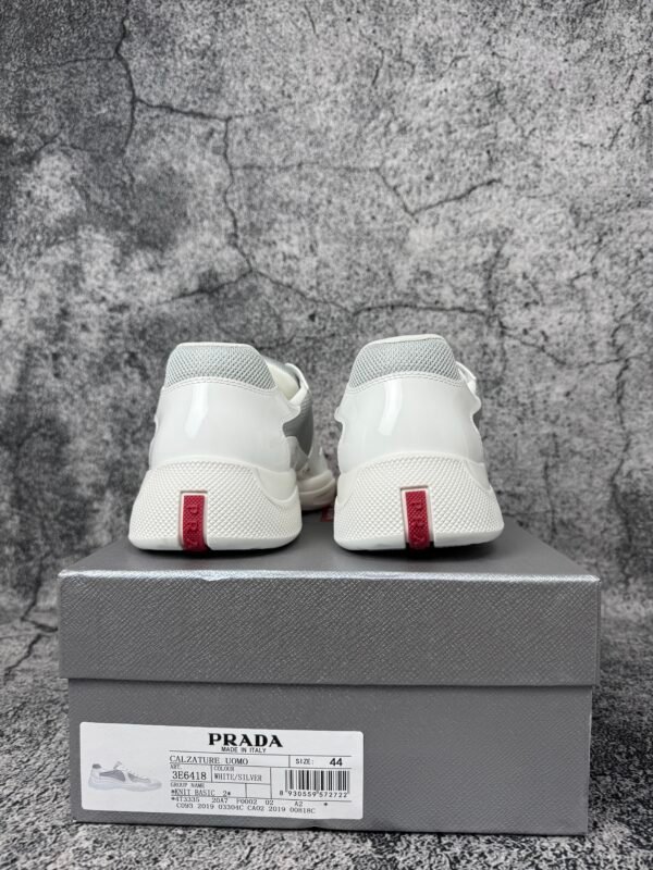 Prada Americas Cup White Silver Red