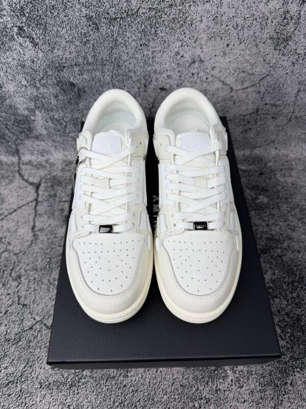 AMIRI Skel Top Low White White