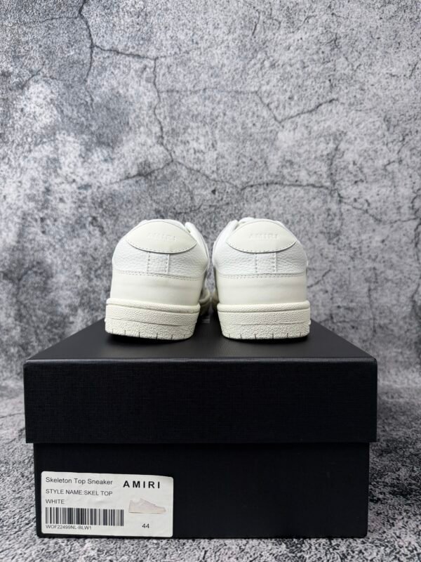 AMIRI Skel Top Low White White