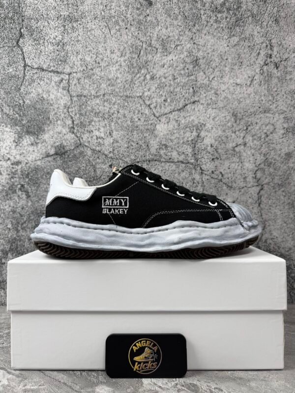 Maison Mihara Yasuhiro Blakey OG Sole Embossed Leather Low Black