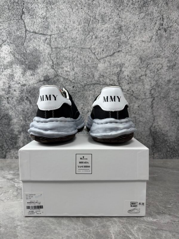 Maison Mihara Yasuhiro Blakey OG Sole Embossed Leather Low Black