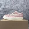 Rick Owens DRKSHDW EDFU Vintage Sneakers Faded Pnk Pearl Milk