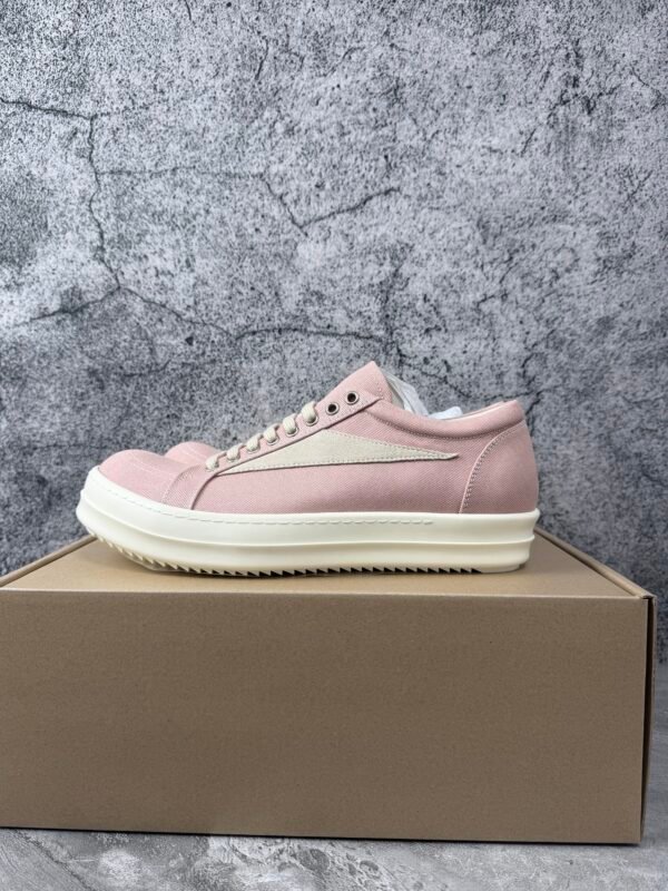 Rick Owens DRKSHDW EDFU Vintage Sneakers Faded Pnk Pearl Milk