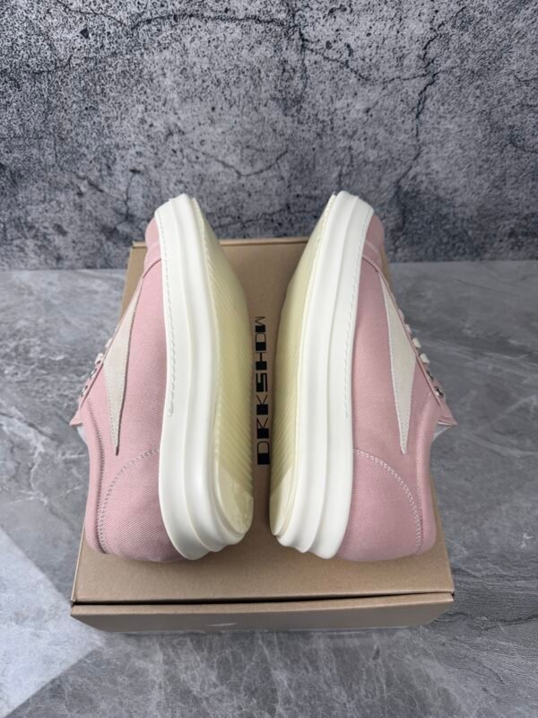 Rick Owens DRKSHDW EDFU Vintage Sneakers Faded Pnk Pearl Milk