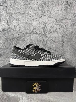 Nike Dunk Low Harris Tweed White Black Multi