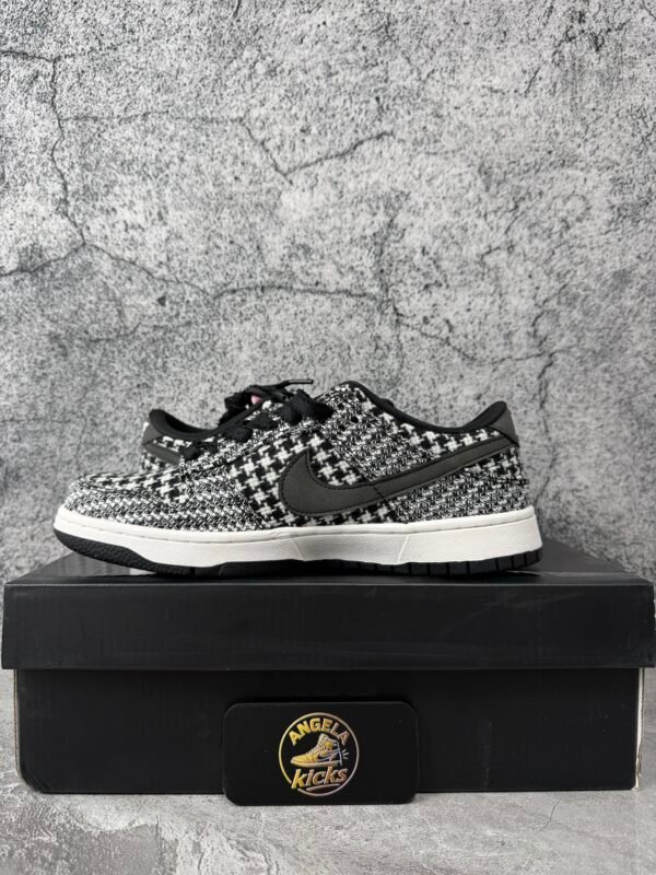 Nike Dunk Low Harris Tweed White Black Multi
