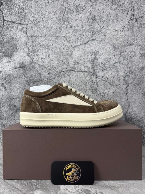 Rick Owens Porterville Vintage Low Saddle Milk