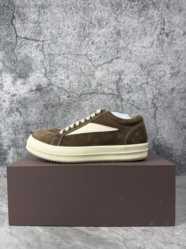 Rick Owens Porterville Vintage Low Saddle Milk