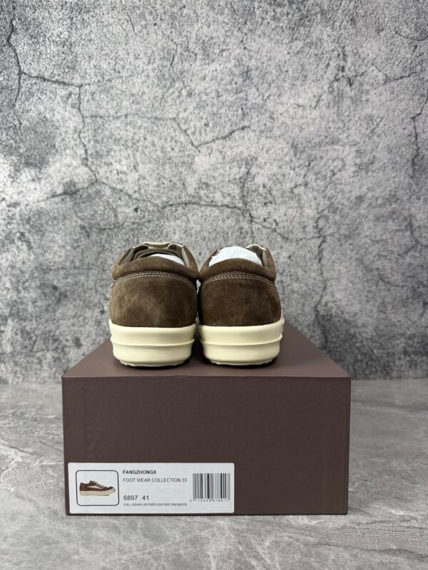 Rick Owens Porterville Vintage Low Saddle Milk