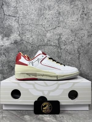 Jordan 2 Retro Low SP Off-White White Red