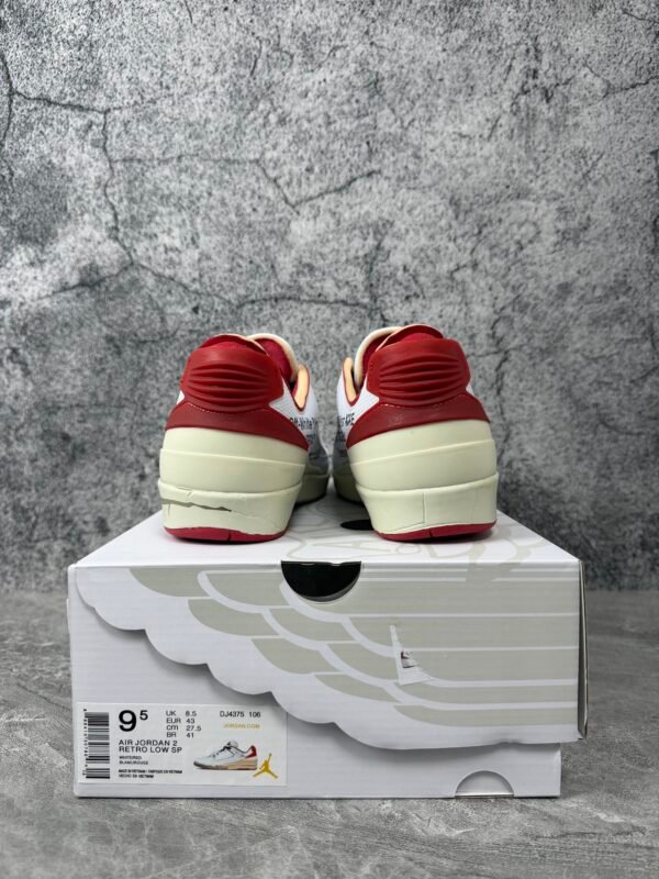 Jordan 2 Retro Low SP Off-White White Red