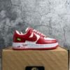 Louis Vuitton Nike Air Force 1 Low By Virgil Abloh White Red