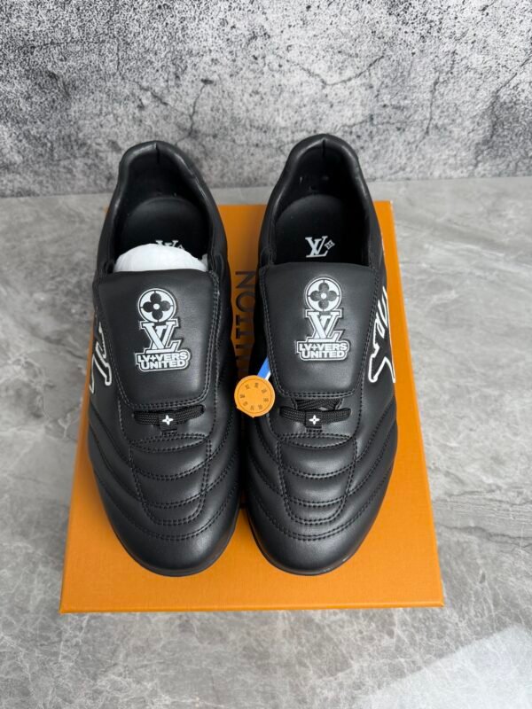 Louis Vuitton Black White Louis Vuitton LV Footprint Soccer Black/White