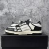 AMIRI Skel Top Low Black White