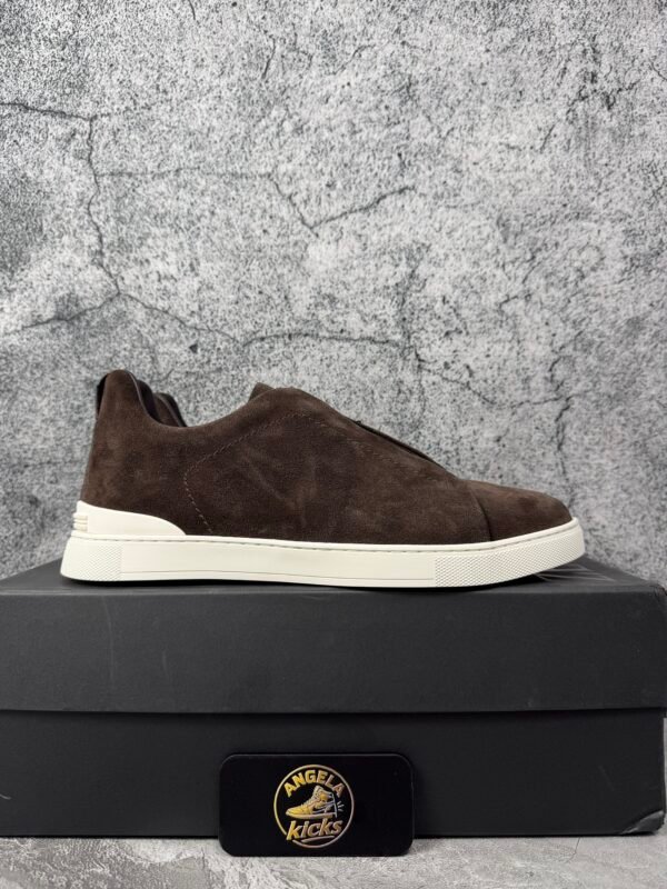 Zegna Suede Triple Stitch