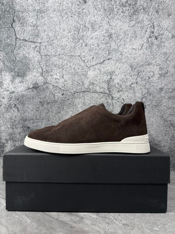 Zegna Suede Triple Stitch