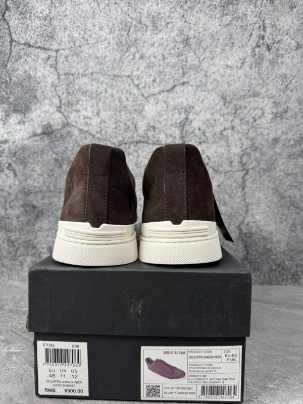 Zegna Suede Triple Stitch