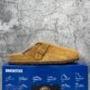 Birkenstock Boston Soft Footbed Suede Mink