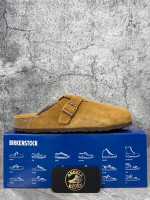 Birkenstock Boston Soft Footbed Suede Mink
