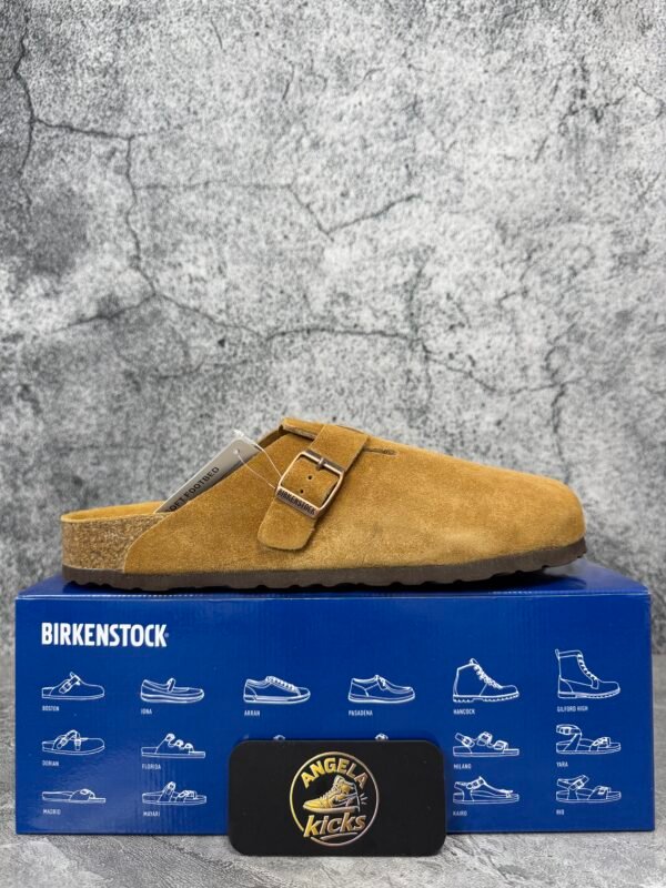 Birkenstock Boston Soft Footbed Suede Mink