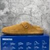 Birkenstock Boston Soft Footbed Suede Mink