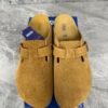 Birkenstock Boston Soft Footbed Suede Mink