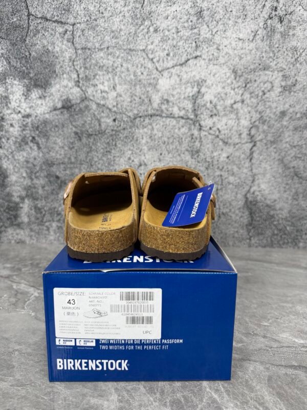 Birkenstock Boston Soft Footbed Suede Mink