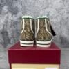 Gucci Tennis 1977 Canvas High Top Beige GG Print