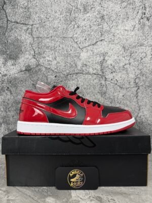Jordan 1 Low SE Patent Varsity Red Black