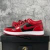 Jordan 1 Low SE Patent Varsity Red Black