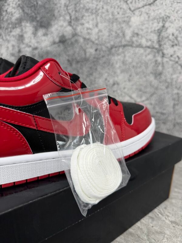 Jordan 1 Low SE Patent Varsity Red Black
