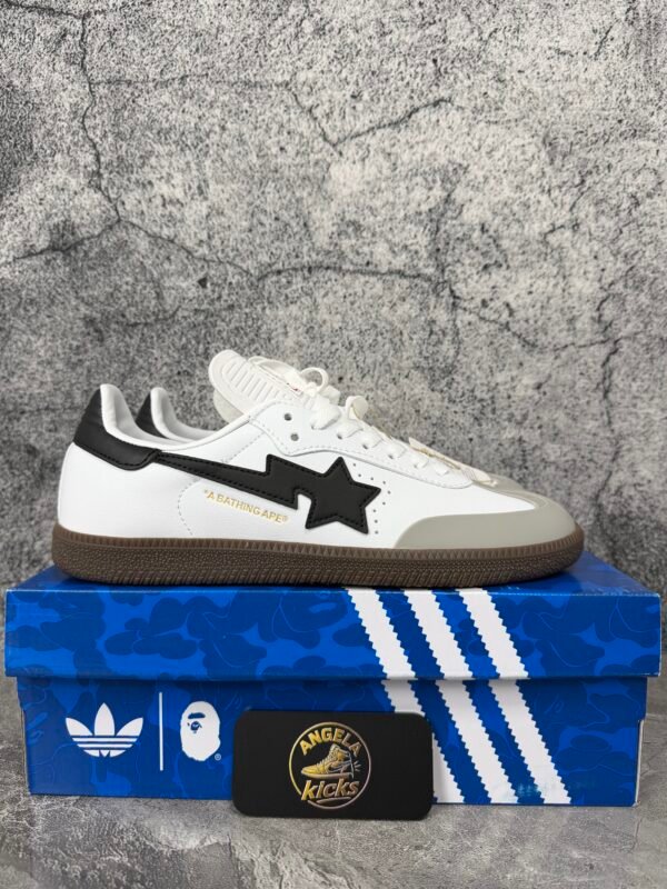 adidas Samba Bape White Black Gum