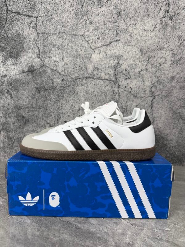 adidas Samba Bape White Black Gum