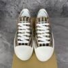 Burberry Vintage Check Cotton Sneakers Archive Beige White