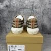 Burberry Vintage Check Cotton Sneakers Archive Beige White