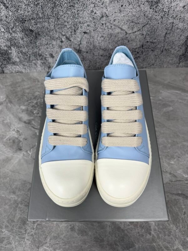Rick Owens Porterville Jumbo Laced Low Pale Blue Milk