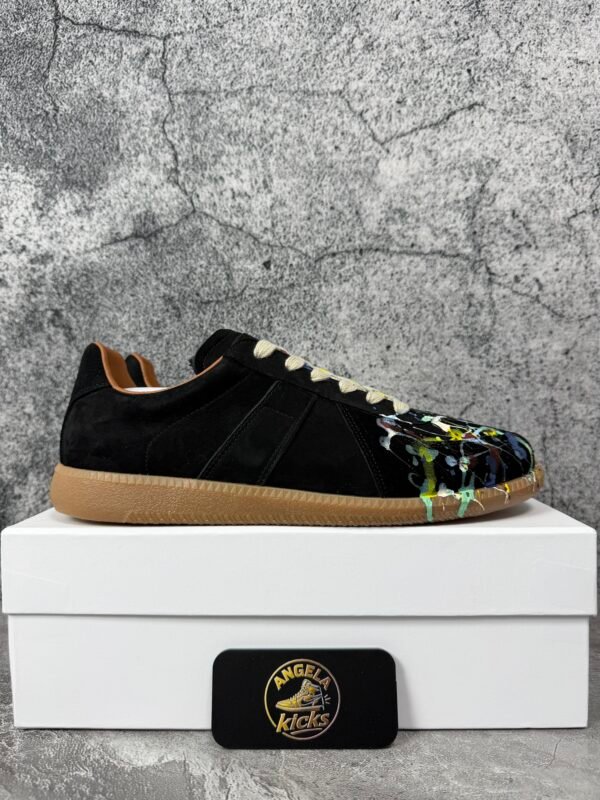 Maison Margiela Paint Replica German Army Trainer (GAT) Black