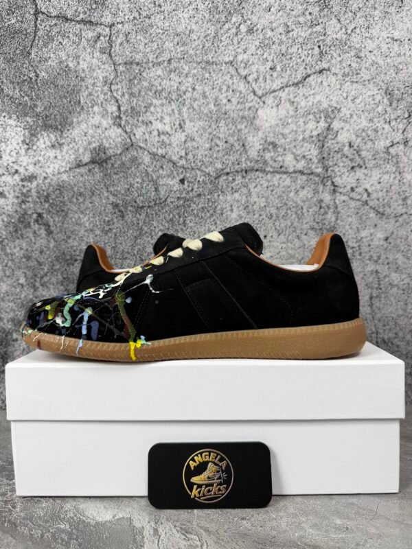 Maison Margiela Paint Replica German Army Trainer (GAT) Black