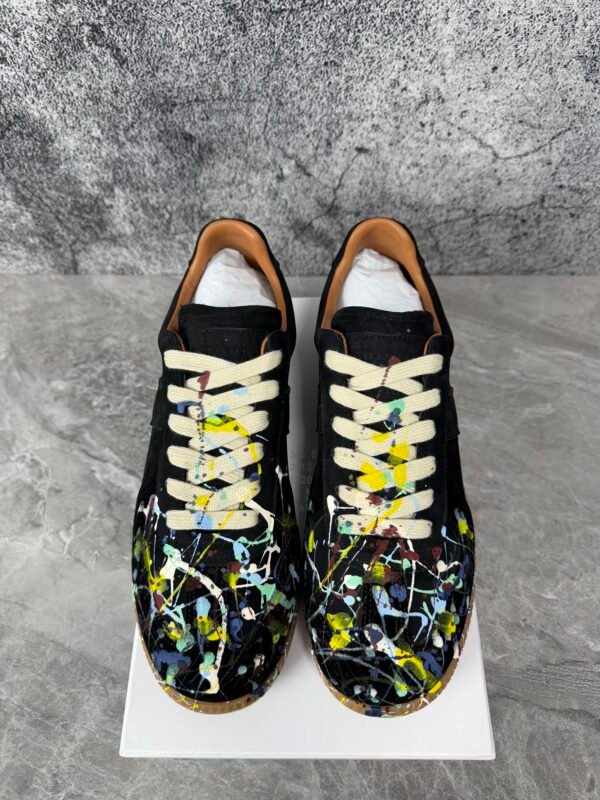 Maison Margiela Paint Replica German Army Trainer (GAT) Black