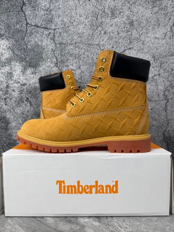 Timberland 6″ Premium Waterproof Boot Supreme Diamond Plate Wheat