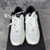 Chanel Low Top Trainer Suede White Black
