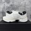 Chanel Low Top Trainer Suede White Black