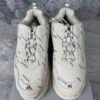 Balenciaga Triple S Beige Faux Leather