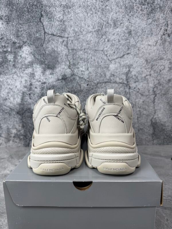Balenciaga Triple S Beige Faux Leather