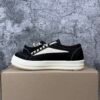 Rick Owens Wmns DRKSHDW Vintage Denim Low 'Black Milk'