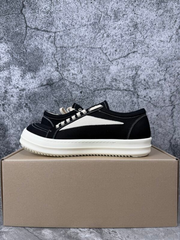 Rick Owens Wmns DRKSHDW Vintage Denim Low 'Black Milk'