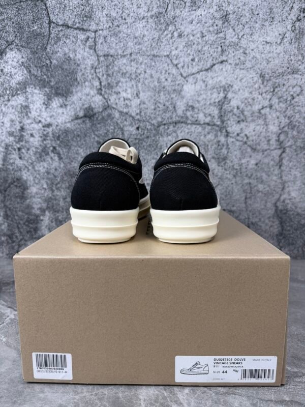 Rick Owens Wmns DRKSHDW Vintage Denim Low 'Black Milk'